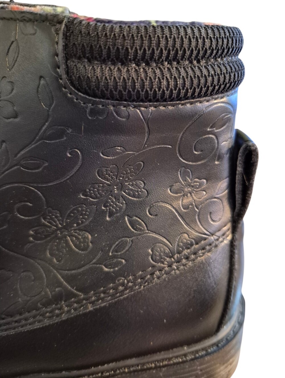 Allegria Chevon Womens Waterproof Leather Embossed Ankle Boot - 40/9 - Picture 7 of 10